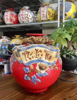 Bình hút tài lộc chữ Phúc